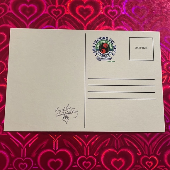 Lana Del Rey postcard 🍒 - Picture 2 of 6